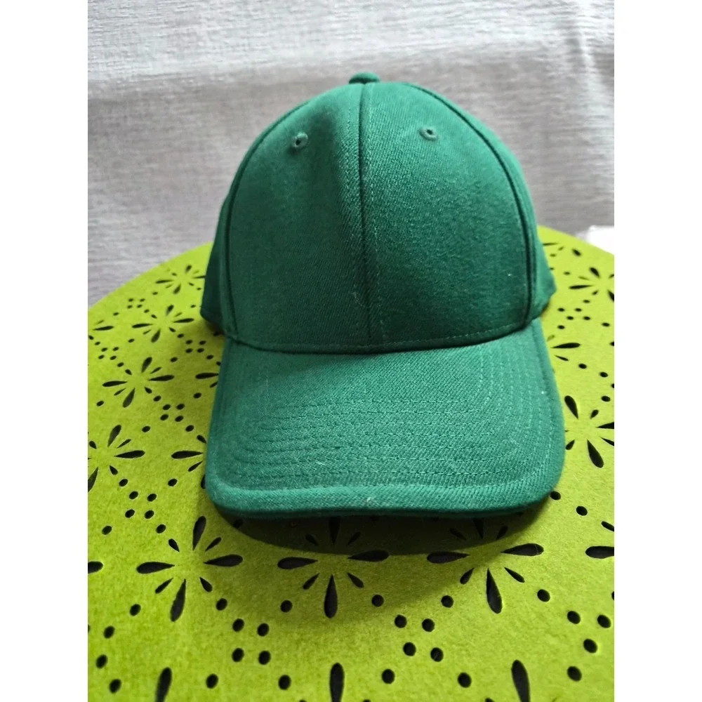 Adidas Fitmax 70 Baseball Cap Mens One Size Emerald Green 6-Panel Fitted Hat